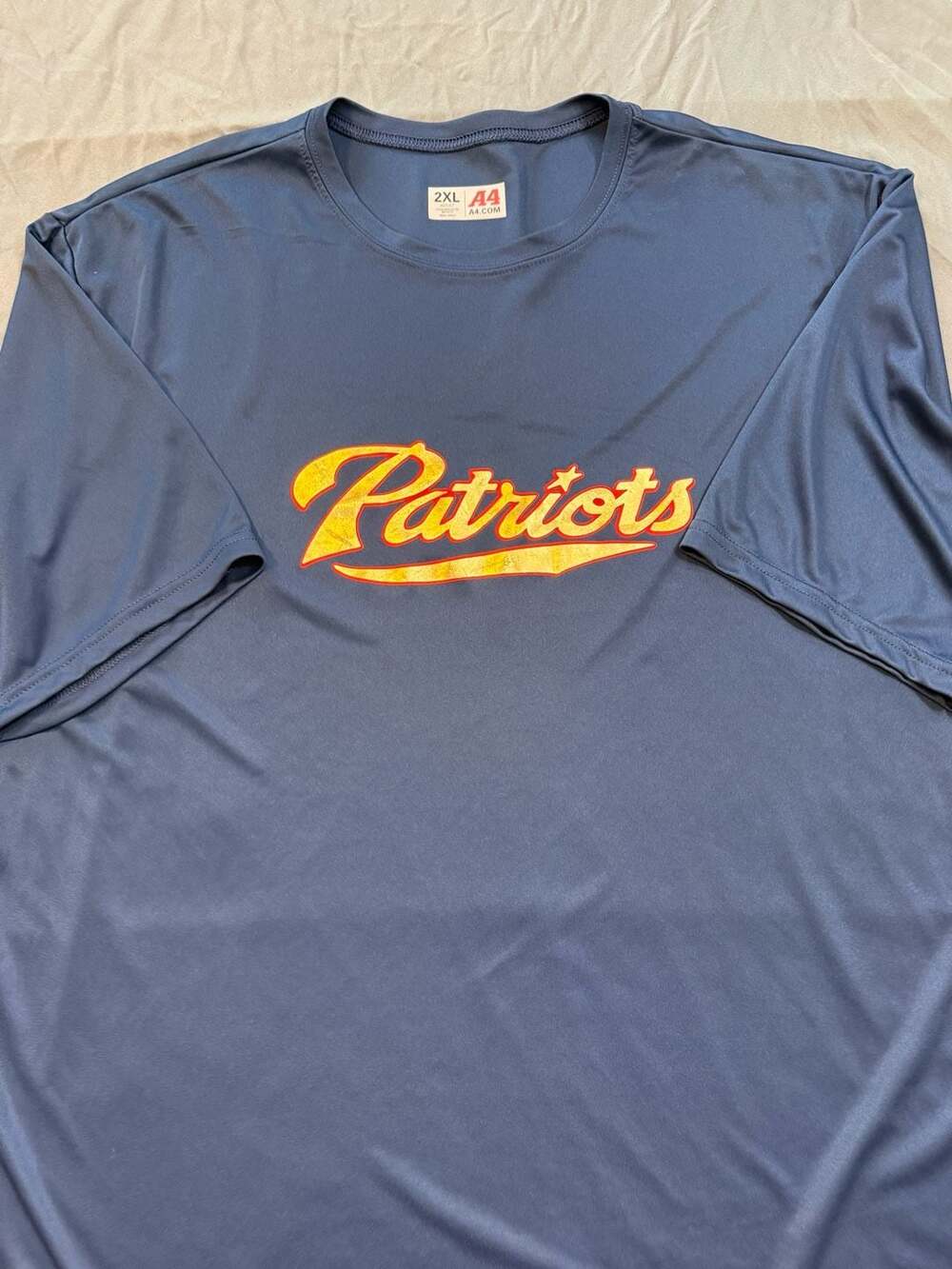 A4 New England Patriots Graphic Performance T-Shirt